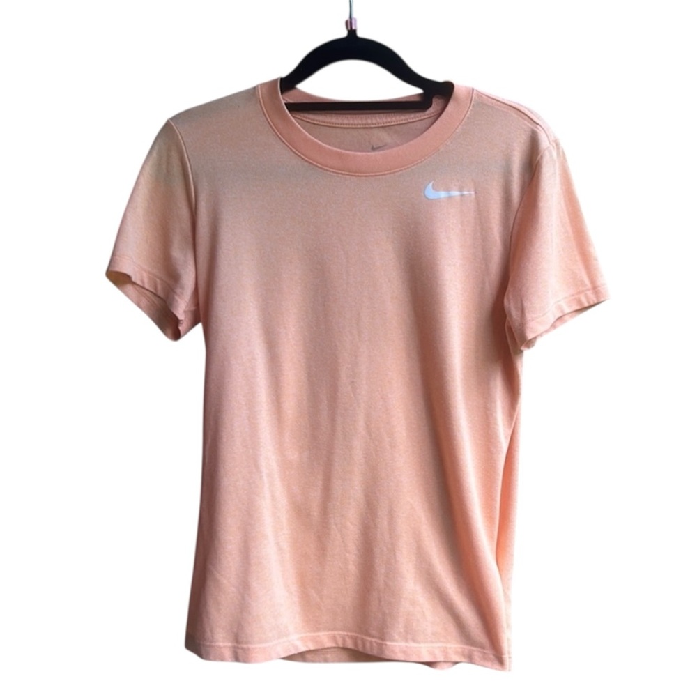 Nike Peach Crew Neck Short Sleeve Tee